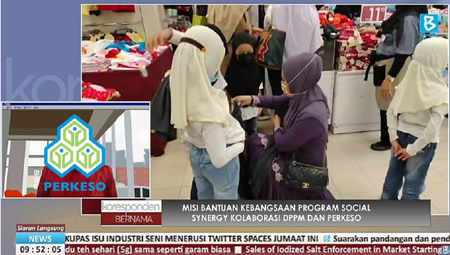 Liputan Misi Bantuan Kebangsaan Kolaborasi DPPM dan PERKESO